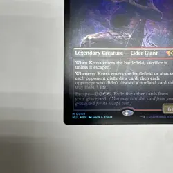 MTG - Kroxa, Titan Of Death’s Hunger - March Of The Machine (MUL) Foil # 49 - Image 5