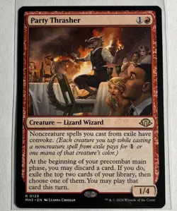 x1 Party Thrasher R MTG Modern Horizons 3 M/NM, English - Image 1