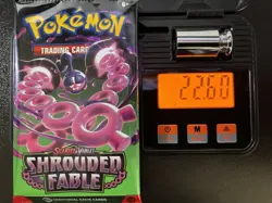 Pokemon Shrouded Fable Booster Pack Sealed 22.60g 3.70mm - Image 1