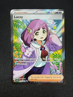 Lacey 166/142 Ultra Rare Stellar Crown Trainer Card Pokemon TCG NM - Image 1