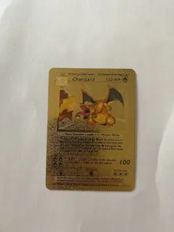 RARE Charizard Gold Foil Pokemon Card NINTENDO 1995 1999 - Image 1
