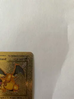 RARE Charizard Gold Foil Pokemon Card NINTENDO 1995 1999 - Image 2