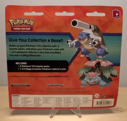 POKEMON XY PHANTOM FORCES / XY EVOLUTIONS 3 pack blister-w/Venusaur pin SEALED - Image 2