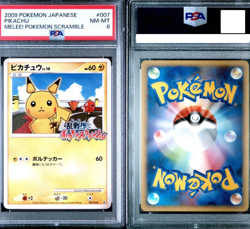 PSA8 2009 PIKACHU MELEE! POKEMON SCRAMBLE #007 JAPAN - Image 1
