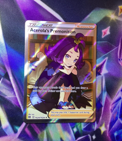 Acerola's Premonition TG24-Ultra Rare - Pokemon 2022 Brilliant Stars PACK FRESH - Image 1