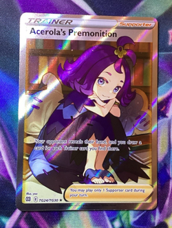 Acerola's Premonition TG24-Ultra Rare - Pokemon 2022 Brilliant Stars PACK FRESH - Image 2