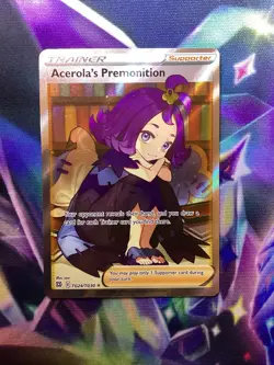 Acerola's Premonition TG24-Ultra Rare - Pokemon 2022 Brilliant Stars PACK FRESH - Image 4