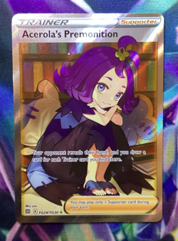 Acerola's Premonition TG24-Ultra Rare - Pokemon 2022 Brilliant Stars PACK FRESH - Image 5