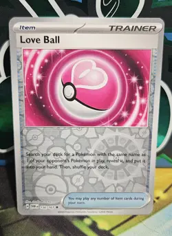 Pokemon Twilight Masquerade Reverse Holo 156/167 Love Ball NM - Image 1