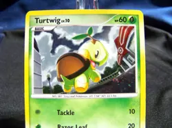 2007 Pokemon Turtwig #17 Holo Diamond & Pearl - LP - EX+ / NM- - Image 3