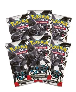 Pokemon Black Bolt Booster Bundle TCG Presale Factory Sealed Ships 8/23 6 Packs - Image 3