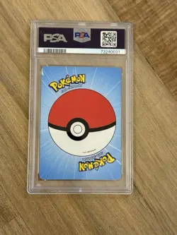 1999 Pokemon Bicycle Playing Cards Pikachu & Bulbasaur Queen Of Clubs PSA 9 - Image 2