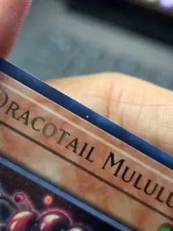 Yugioh Dracotail Mululu JUSH-EN005 Ultra Rare 1st Edition - Image 2