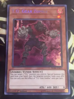 Yugioh: T.G. Gear Zombie - BLHR-EN023 - Secret Rare - 1st Edition - NM - Image 1