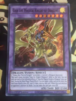 Yugioh: Gaia The Magical Knight Of Dragons - ROTD-EN037 - Super Rare 1st Ed - NM - Image 1