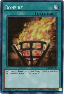 Yugioh! Bonfire - RA03-EN073 - Prismatic Collector's Rare (PCR) NM/M - English - Image 1