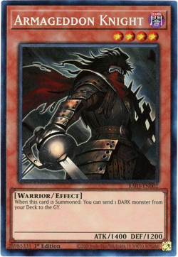 YuGiOh! Armageddon Knight RA03-EN002 Prismatic Collector's Rare 1st Edition NM - Image 1