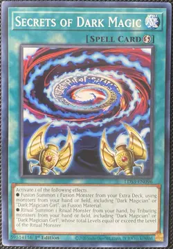 Secrets of Dark Magic LDS3-EN096 Legendary Duelists: Season 3 1st Ed Yugioh Card - Image 1