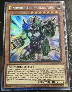 Yugioh Collectors Rare Lot Dinowrestler Pankratops Souleating Oviraptor Tyranno - Image 2
