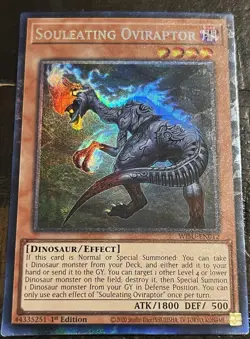 Yugioh Collectors Rare Lot Dinowrestler Pankratops Souleating Oviraptor Tyranno - Image 3