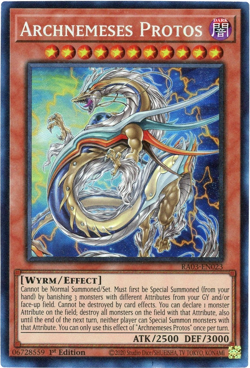 YuGiOh! Archnemeses Protos RA03-EN023 Prismatic Collector's Rare 1st Edition NM - Image 1