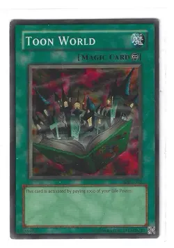 Yugioh Toon World MRL-076 Unlimited Super Rare Holo - MP - Image 1