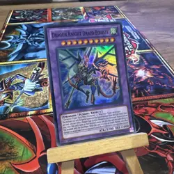 Dragon Knight Draco-Equiste Super Rare DP10-EN016 (Lightly Played) + free card! - Image 1