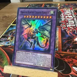 Dragon Knight Draco-Equiste Super Rare DP10-EN016 (Lightly Played) + free card! - Image 2