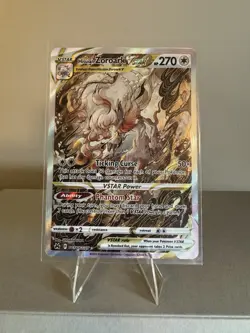 Pokemon TCG Crown Zenith: Hisuian Zoroark VSTAR Holo Ultra Rare Card GG56/GG70 - Image 1