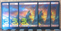 MTG🔥 Mountain ( SURGE FOIL ) Final Fantasy NEAR MINT...💕❤✨ - Image 3