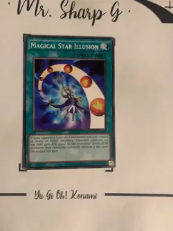 MAGICAL STAR ILLUSION - NECH-EN058 ENGLISH Yu-Gi-Oh! CARD COMMON KONAMI GAME - Image 3