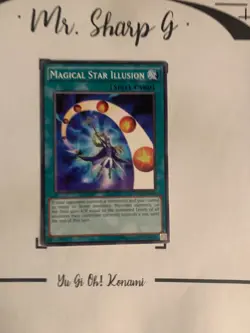 MAGICAL STAR ILLUSION - NECH-EN058 ENGLISH Yu-Gi-Oh! CARD COMMON KONAMI GAME - Image 8