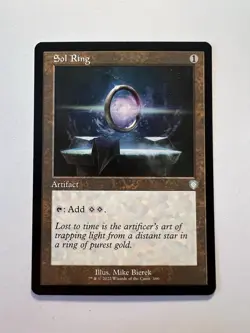 Sol Ring - RETRO FRAME - MTG The Brothers' War: Commander - NM - Image 1
