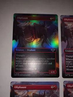 Oliphaunt (Borderless) x4 _ 1 FOIL + 3 non-foil MTG - Image 2