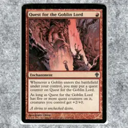 Quest for the Goblin Lord 86 NM NF Uncommon MTG Worldwake 2010 Standard Legal - Image 1