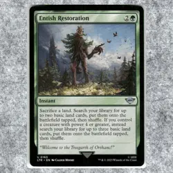 Entish Restoration 167 NM NF Uncommon MTG LOTR Tales of Middle-earth 2023 EDH Le - Image 1
