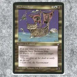 Skeleton Ship 379 LP NF Rare MTG Ice Age 1995 Vintage Commander Legal Magic - Image 1