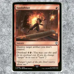 Vandalblast 298 NM NF Uncommon MTG Commander Final Fantasy 2025 Commander Legal - Image 1