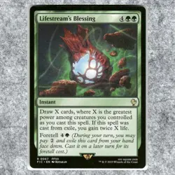 Lifestream's Blessing 067 NM NF Rare MTG Commander Final Fantasy 2025 Commander - Image 1