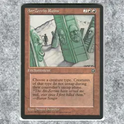 An-Zerrin Ruins 61 LP NF Rare MTG Homelands 1995 Vintage Commander Legal Magic - Image 1