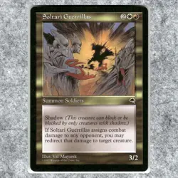 Soltari Guerrillas 272 LP NF Rare MTG Tempest 1997 Commander Legal Magic - Image 1