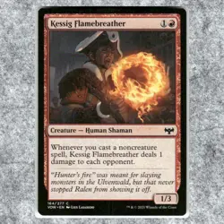 Kessig Flamebreather 164 NM NF Common MTG Crimson Vow 2021 Standard Legal Magic - Image 1