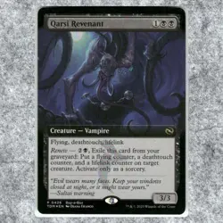 Qarsi Revenant 426 NM Foil Rare MTG Buy-A-Box Promos 2024 Extended Art Commander - Image 1