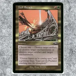 Hull Breach 111 NM NF Common MTG Planeshift 2001 Vintage Commander Legal Magic - Image 1
