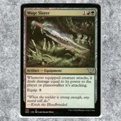 Mage Slayer 140 NM NF Uncommon MTG Commander Kamigawa Neon Dynasty 2022 EDH - Image 1