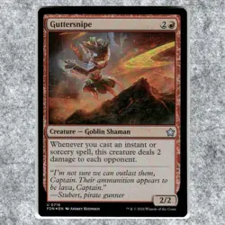 Guttersnipe 716 NM Foil Uncommon MTG Foundations 2025 Commander Legal Magic - Image 1