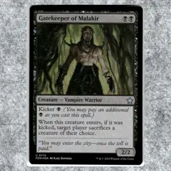 Gatekeeper of Malakir 713 NM Foil Uncommon MTG Foundations 2025 Commander Legal - Image 1
