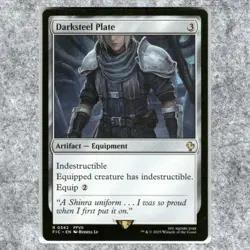 Darksteel Plate 342 NM NF Rare MTG Commander Final Fantasy 2025 Commander Legal - Image 1
