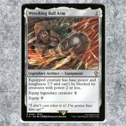 Wrecking Ball Arm 100 NM NF Rare MTG Commander Final Fantasy 2025 Commander Lega - Image 1
