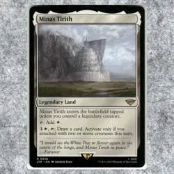 Minas Tirith 257 NM NF Rare MTG LOTR Tales of Middle-earth 2023 Commander Legal - Image 1